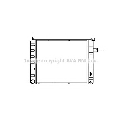 Foto Radiador, refrigeración del motor AVA QUALITY COOLING PE2103