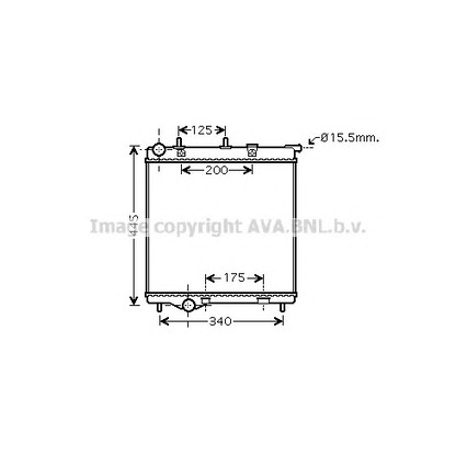 Foto Kühler, Motorkühlung AVA QUALITY COOLING PE2288