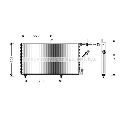 Photo Condenser, air conditioning AVA QUALITY COOLING PE5163