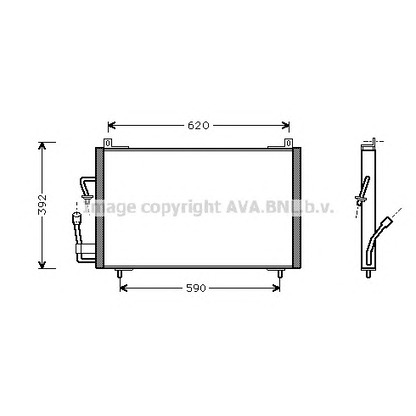 Photo Condenser, air conditioning AVA QUALITY COOLING PE5182