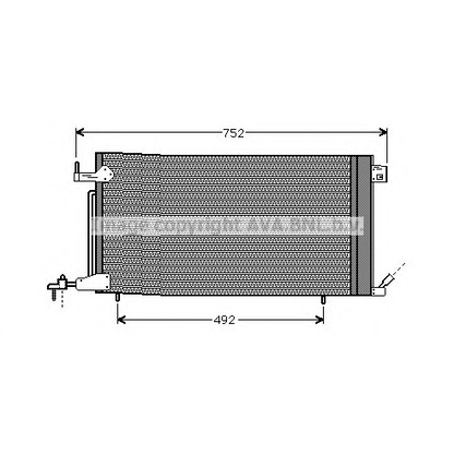 Photo Condenser, air conditioning AVA QUALITY COOLING PE5187