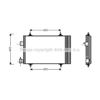 Photo Condenseur, climatisation AVA QUALITY COOLING PE5193