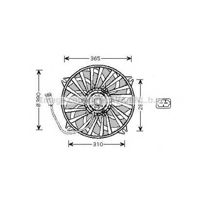 Foto Lüfter, Motorkühlung AVA QUALITY COOLING PE7530