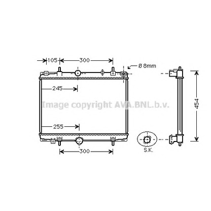 Foto Kühler, Motorkühlung AVA QUALITY COOLING PEA2198