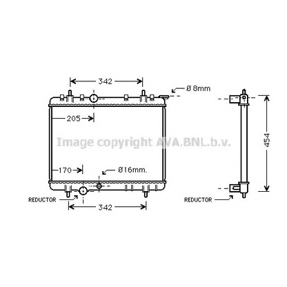 Foto Kühler, Motorkühlung AVA QUALITY COOLING PEA2219