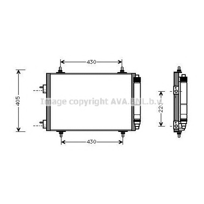 Photo Condenseur, climatisation AVA QUALITY COOLING PEA5209D