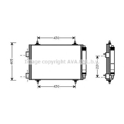 Foto Kondensator, Klimaanlage AVA QUALITY COOLING PEA5215D