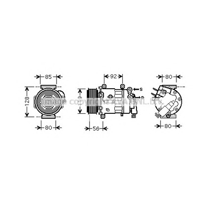 Foto Kompressor, Klimaanlage AVA QUALITY COOLING PEK328