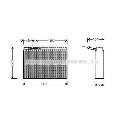 Foto Evaporatore, Climatizzatore AVA QUALITY COOLING PEV062