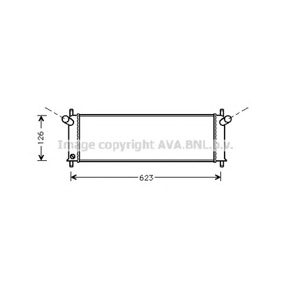 Photo Radiator, engine cooling AVA QUALITY COOLING PR2022