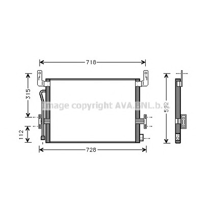 Photo Condenseur, climatisation AVA QUALITY COOLING RE5013