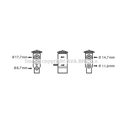 Foto Valvola ad espansione, Climatizzatore AVA QUALITY COOLING RT1332