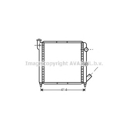 Photo Radiator, engine cooling AVA QUALITY COOLING RT2063