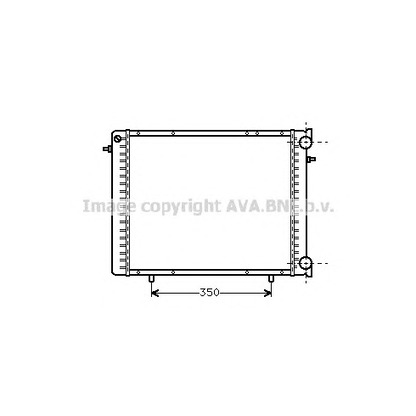 Foto Radiatore, Raffreddamento motore AVA QUALITY COOLING RT2088