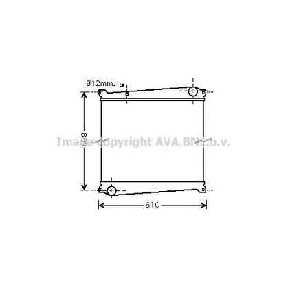 Photo Radiator, engine cooling AVA QUALITY COOLING RT2379