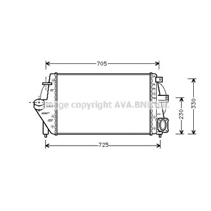 Фото Интеркулер AVA QUALITY COOLING RT4212