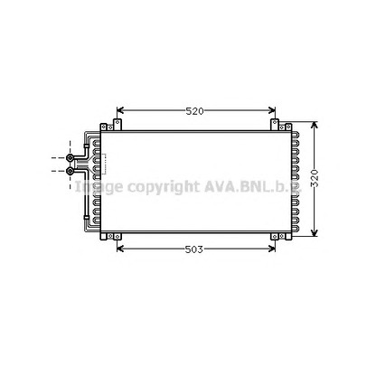Photo Condenser, air conditioning AVA QUALITY COOLING RT5183