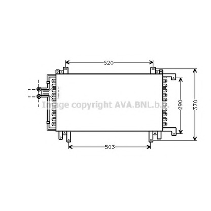 Photo Condenser, air conditioning AVA QUALITY COOLING RT5184