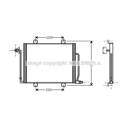 Photo Condenseur, climatisation AVA QUALITY COOLING RT5194