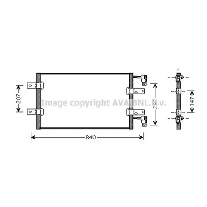 Photo Condenser, air conditioning AVA QUALITY COOLING RT5314