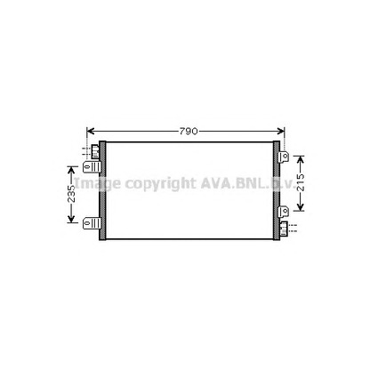 Фото Конденсатор, кондиционер AVA QUALITY COOLING RT5342