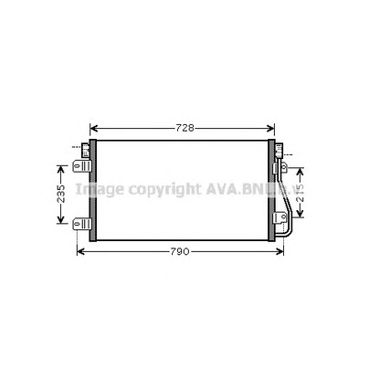 Фото Конденсатор, кондиционер AVA QUALITY COOLING RT5348