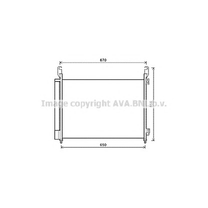 Photo Condenser, air conditioning AVA QUALITY COOLING RT5466D