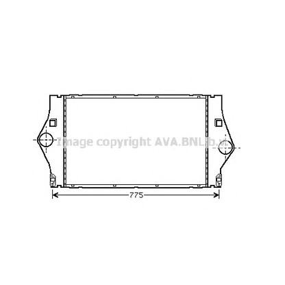 Photo Intercooler, charger AVA QUALITY COOLING RTA4363