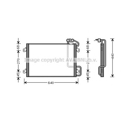 Photo Condenser, air conditioning AVA QUALITY COOLING RTA5273