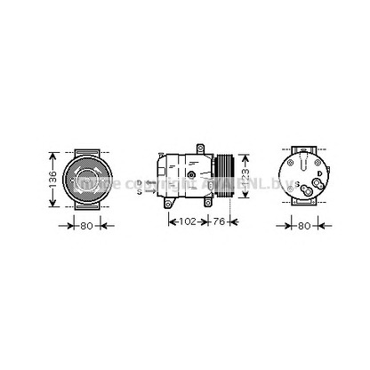 Foto Kompressor, Klimaanlage AVA QUALITY COOLING RTAK069