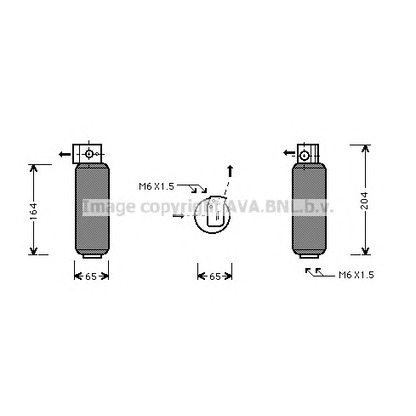 Photo Filtre déshydratant, climatisation AVA QUALITY COOLING RTD252