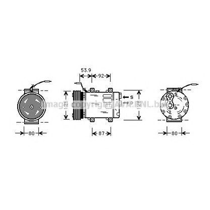 Photo Compressor, air conditioning AVA QUALITY COOLING RTK073