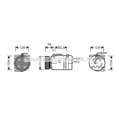 Foto Kompressor, Klimaanlage AVA QUALITY COOLING RTK310