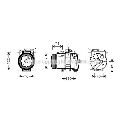 Foto Compressore, Climatizzatore AVA QUALITY COOLING SAK018