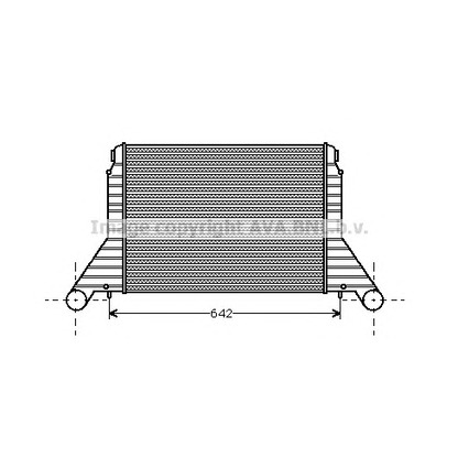 Photo Intercooler, charger AVA QUALITY COOLING SB4024