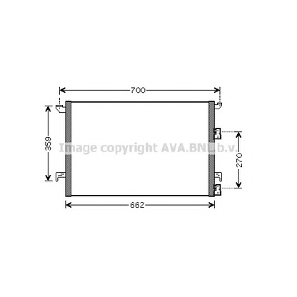 Photo Condenser, air conditioning AVA QUALITY COOLING SB5058D