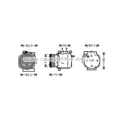 Foto Compressore, Climatizzatore AVA QUALITY COOLING SBAK053