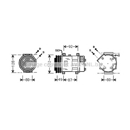 Фото Компрессор, кондиционер AVA QUALITY COOLING SCAK026