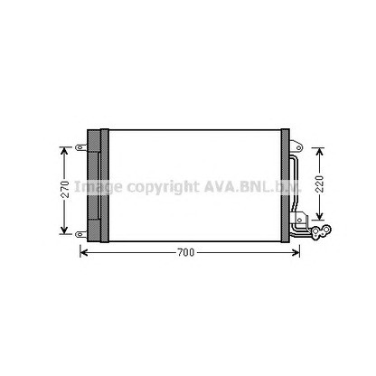 Foto Kondensator, Klimaanlage AVA QUALITY COOLING STA5038