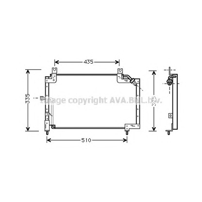 Photo Condenser, air conditioning AVA QUALITY COOLING SU5042