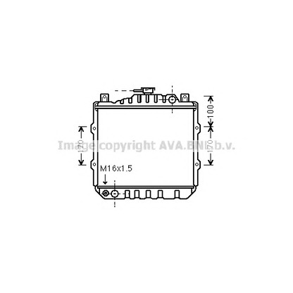 Foto Kühler, Motorkühlung AVA QUALITY COOLING SZ2010