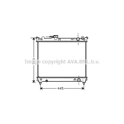 Foto Radiatore, Raffreddamento motore AVA QUALITY COOLING SZ2024