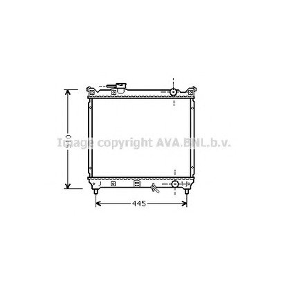 Foto Kühler, Motorkühlung AVA QUALITY COOLING SZ2033