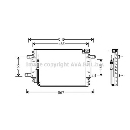 Photo Condenseur, climatisation AVA QUALITY COOLING SZ5027