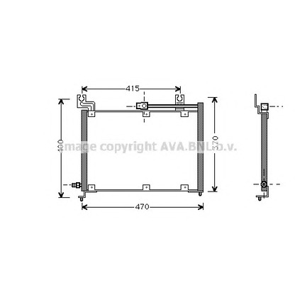 Photo Condenseur, climatisation AVA QUALITY COOLING SZ5037