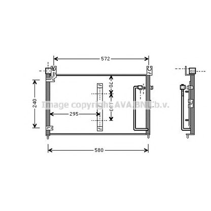 Photo Condenser, air conditioning AVA QUALITY COOLING SZ5038