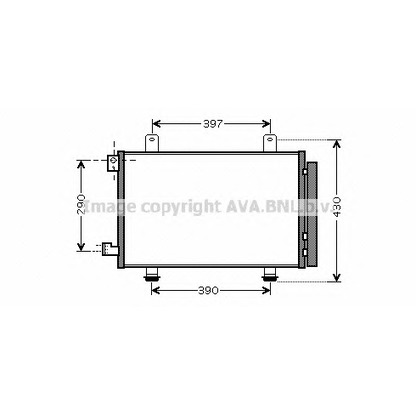 Photo Condenseur, climatisation AVA QUALITY COOLING SZ5090