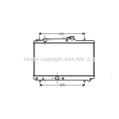 Foto Radiatore, Raffreddamento motore AVA QUALITY COOLING SZA2035