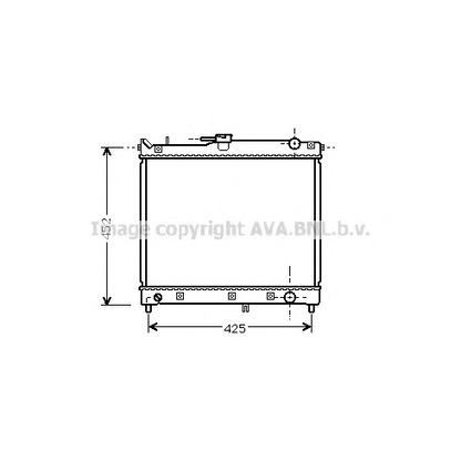 Photo Radiateur, refroidissement du moteur AVA QUALITY COOLING SZA2055