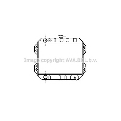 Foto Radiador, refrigeración del motor AVA QUALITY COOLING TO2023